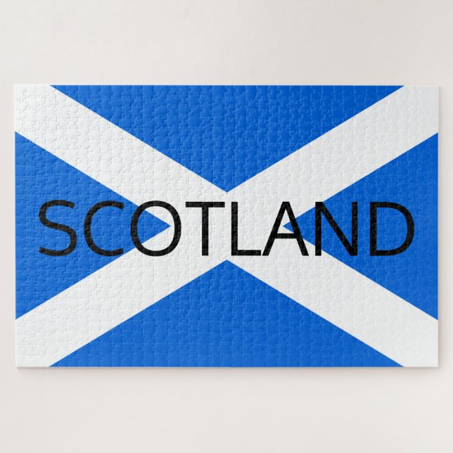 Puzzle Scottish Flag Scotland 20x30 1014pc jpcn (Horizontal)