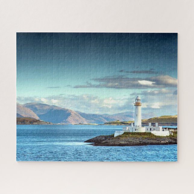 Puzzle Scottish Pittoresque Lighthouse View Port Oban (Horizontal)
