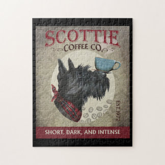 Puzzle Scottish Terrier Dog Coffee Company
