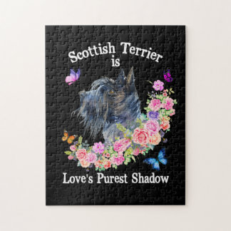 Puzzle Scottish Terrier est l'ombre la plus pure de l'amo