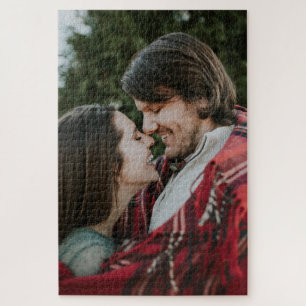 Puzzle Scrolls élégants 2 côtés personnalisables 2 Photo