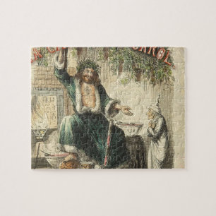 Puzzle Scrooge Esprit de Noël Présent