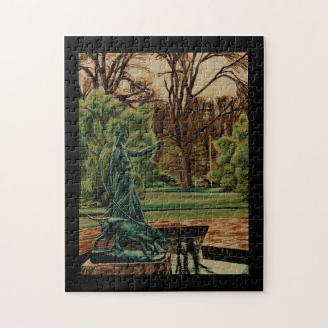 Puzzle Sculpture de Diana Artemis dans les jardins (Vertical)