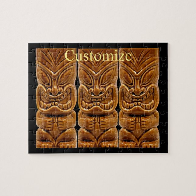 Puzzle Sculpture Gold Tiki Thunder_Cove (Horizontal)