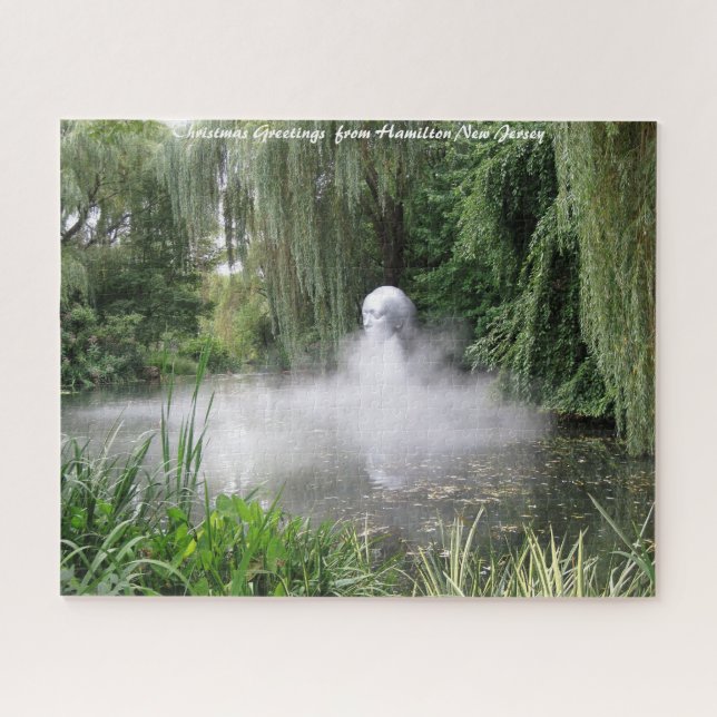 Puzzle Sculpture Hamilton New Jersey voeux de Noël (Horizontal)