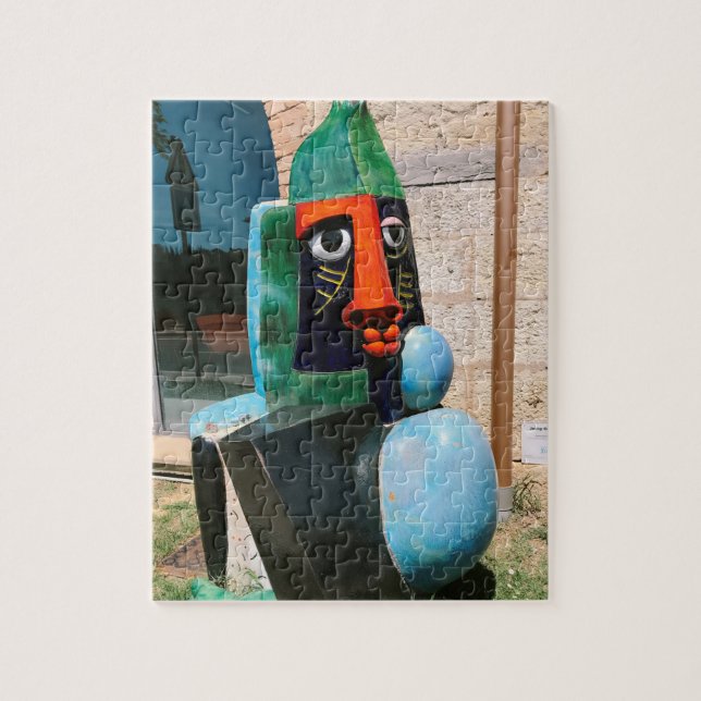 Puzzle Sculpture Moderne Grand Bouddha En Biot France (Vertical)