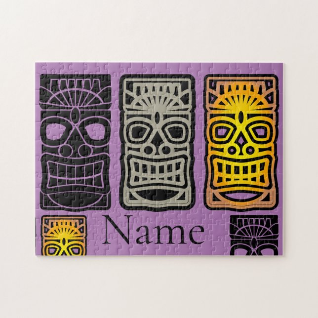 Puzzle Sculptures Triple Tiki Thunder_Cove (Horizontal)