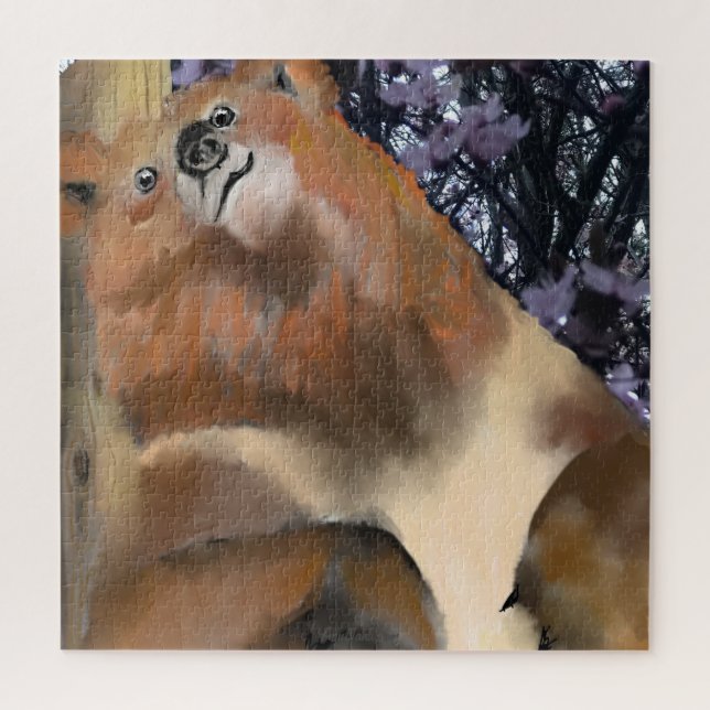 Puzzle Se blottir contre un ours (Vertical)