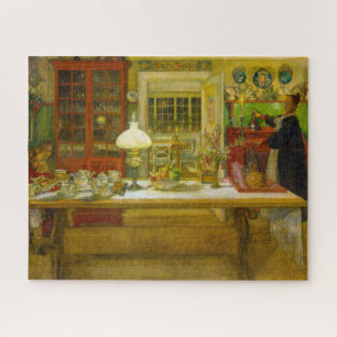 Puzzle Se préparer pour un jeu par Carl Larsson