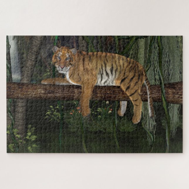 Puzzle Se promener dans la jungle (Horizontal)
