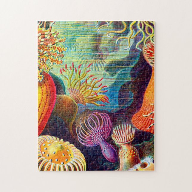 Puzzle Sea Anemone - Ernst Haeckel (Vertical)