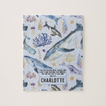 Sea Life Whales Christian Bible Verse Nom du coupl