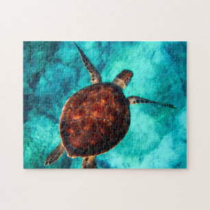 Puzzle Sea Turtle Ocean Beach Marine Life Nature