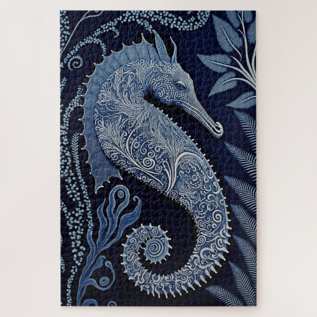 Puzzle Seahorse (Vertical)