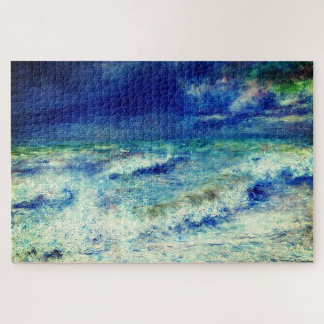 Puzzle Seascape (1897) by Pierre-Auguste Renoir (Horizontal)