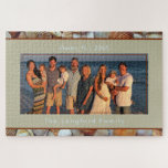 Puzzle Seashell Beach Vacances Famille Photo<br><div class="desc">Puzzle. Plage Famille Vacances. Arrière - plan de coquillages.</div>