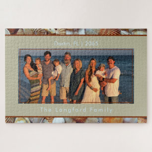 Puzzle Seashell Beach Vacances Famille Photo