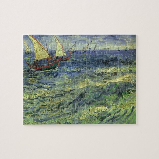 Puzzle Seasons à Saintes Maries par Vincent van Gogh (Horizontal)