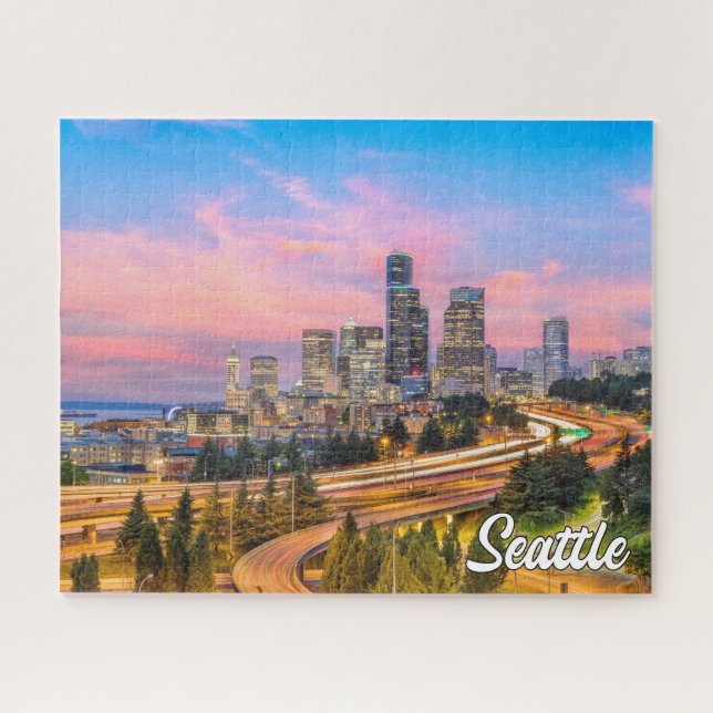 Puzzle Seattle, Washington, États-Unis (Horizontal)