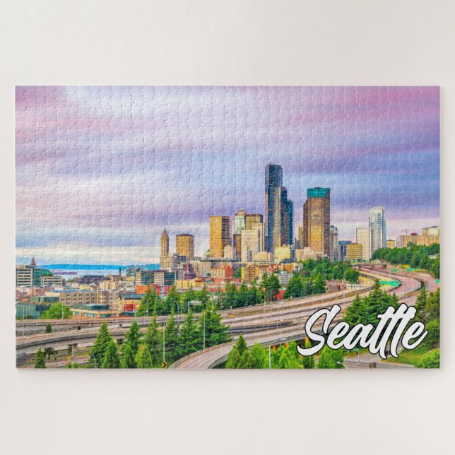 Puzzle Seattle, Washington, États-Unis (Horizontal)