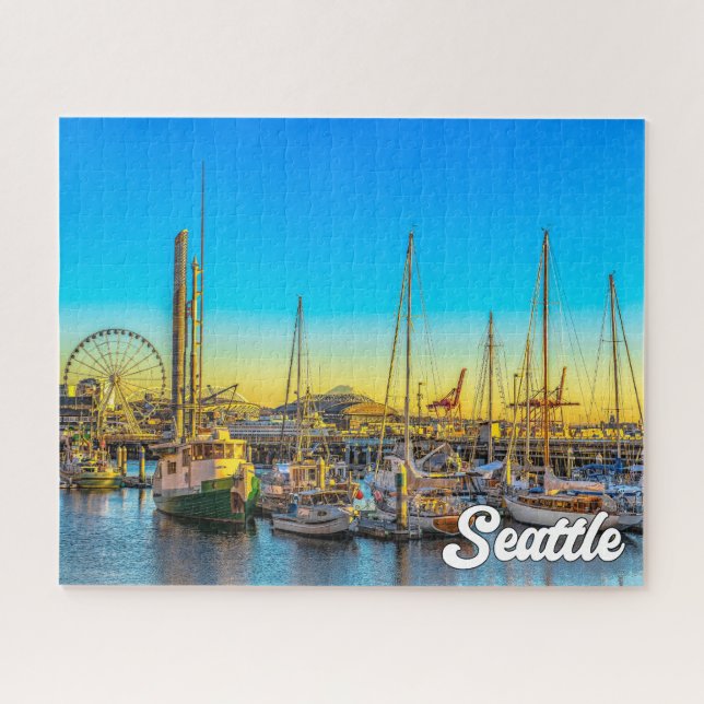 Puzzle Seattle, Washington, États-Unis (Horizontal)