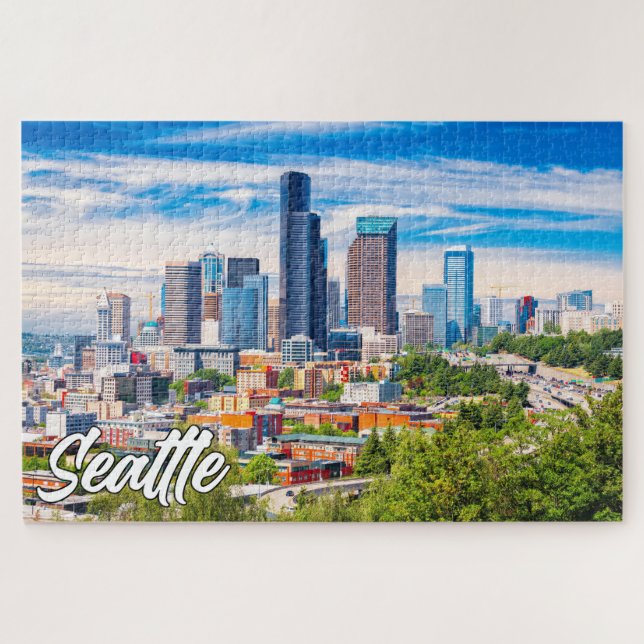 Puzzle Seattle, Washington, États-Unis (Horizontal)