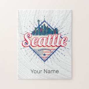 Puzzle Seattle Washington États-Unis City Skyline USA