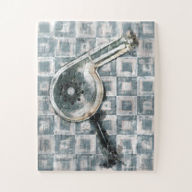 Puzzle Sèche-souffle Coiffeur Salon Peinture (Vertical)