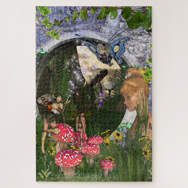 Puzzle Secret Mystical Fairy Garden (Vertical)