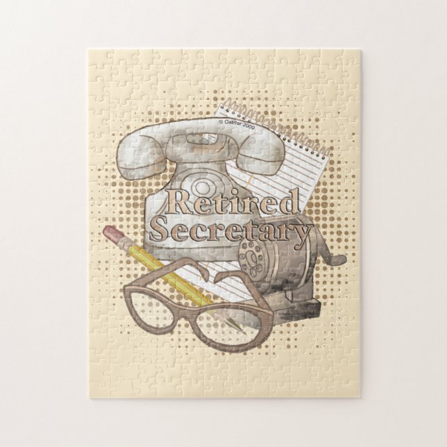 Puzzle Secrétaire à la retraite (Vertical)