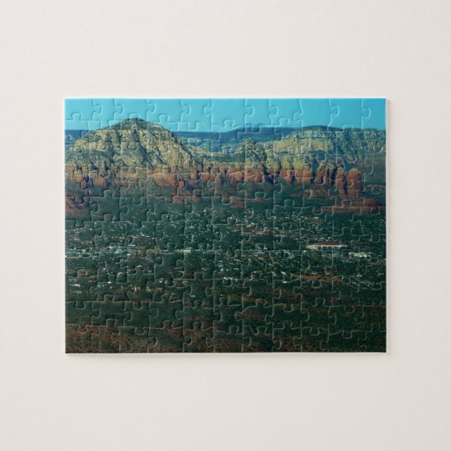 Puzzle Sedona et Coffee Pot Rock vus d'en haut (Horizontal)