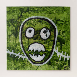 Puzzle Seedy Pete Skull Odd Whimsical Monster Art Quirky