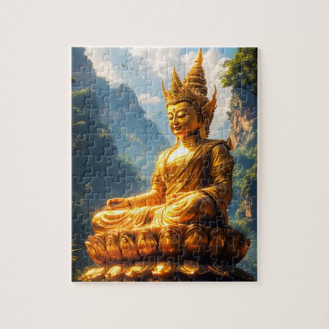 Puzzle Seigneur Bouddha de la Terre d'Or (Vertical)