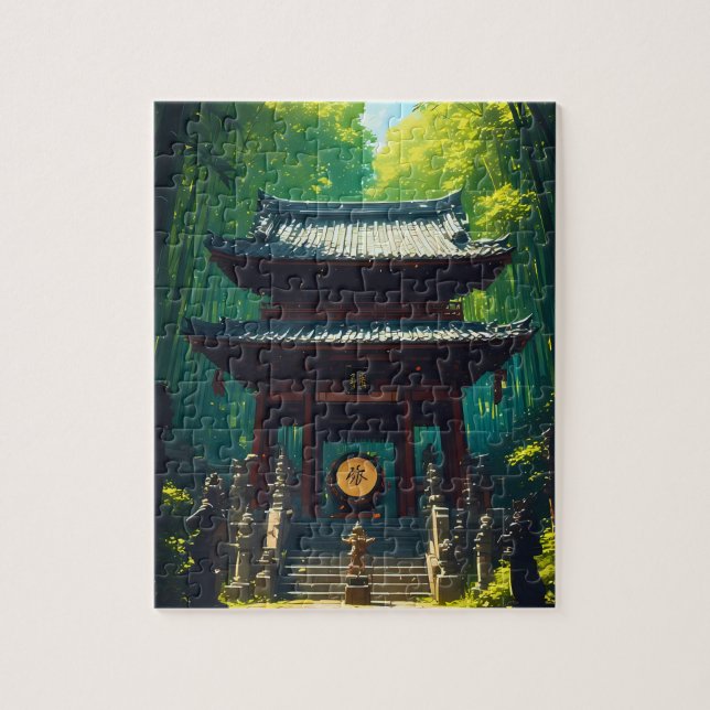 Puzzle "Seijaku no Mon" – Porte de la Tranquillité (Vertical)