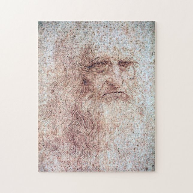 Puzzle Self Portrait, Leonardo da Vinci (Vertical)