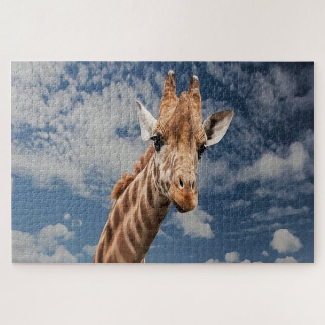 Puzzle Selfie girafe (Horizontal)