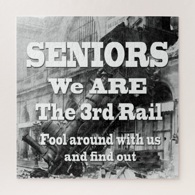 Puzzle Seniors Nous Sommes Le Troisième Rail (Vertical)