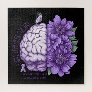 Puzzle Sensibilisation à la maladie d'Alzheimer Je me sou