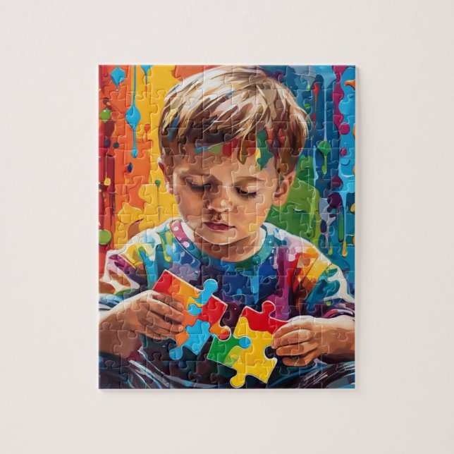 Puzzle Sensibilisation à l'autisme  (Vertical)