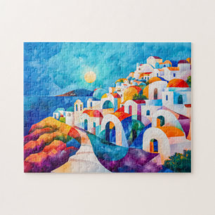Puzzle Sentier de Santorin vers la mer