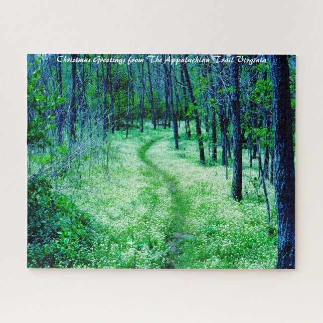 Puzzle Sentier des Appalaches Virginie.Joyeux Noël (Horizontal)