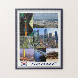 Puzzle Séoul - Corée du Sud - Mosaic -