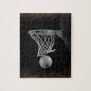 Puzzle Sepia Basketball
