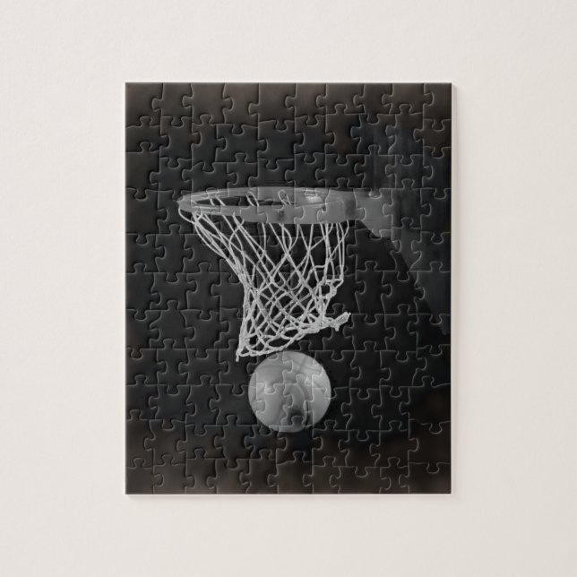 Puzzle Sepia Basketball (Vertical)