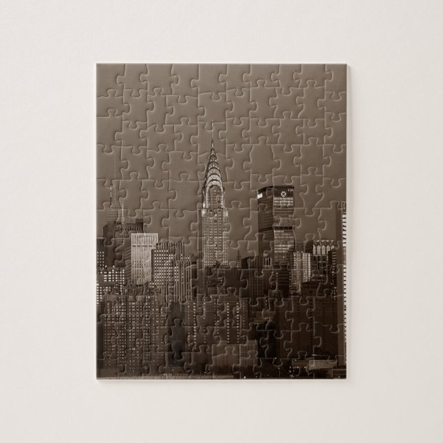 Puzzle Sepia New York (Vertical)