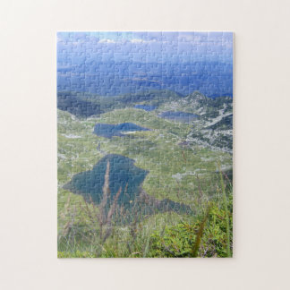 Puzzle Sept Lacs Rila Mountain Nature Vue Bulgarie