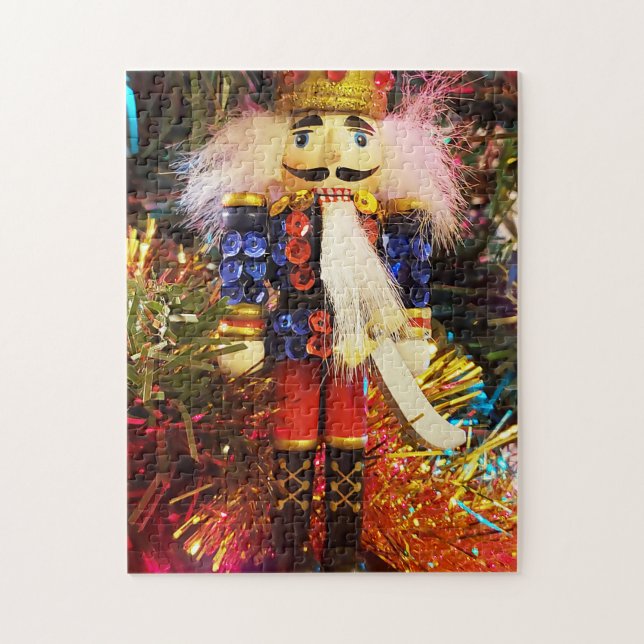 Puzzle Sequin Nutcracker soldat ornement de Noël (Vertical)
