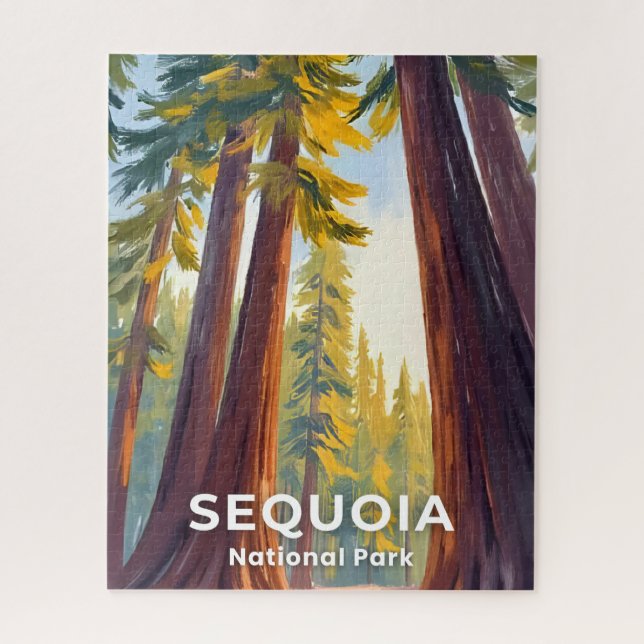 Puzzle Sequoia National Park | California Travel (Vertical)