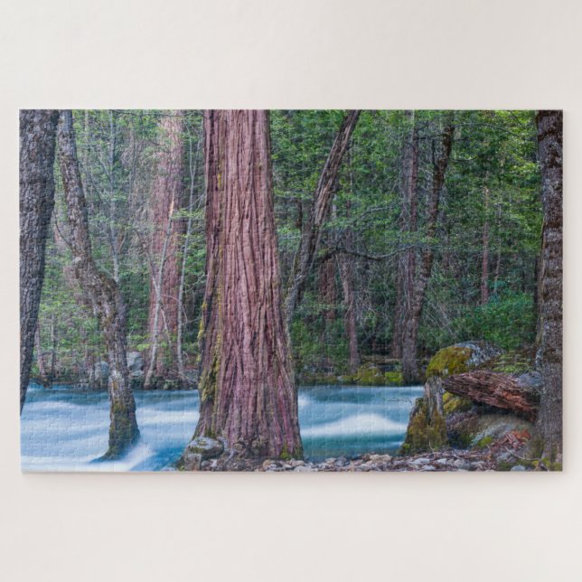 Puzzle Séquoias & Merced River Parc national de Yosemite, (Horizontal)