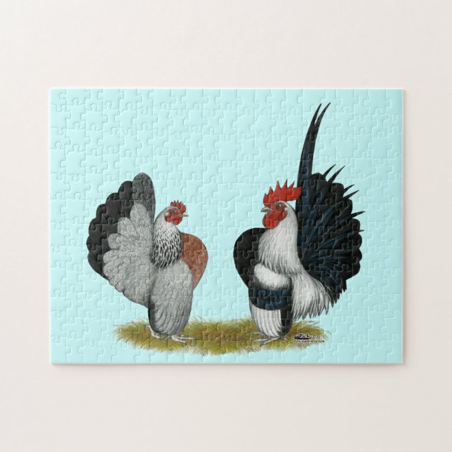 Puzzle Serama Bantams (Horizontal)